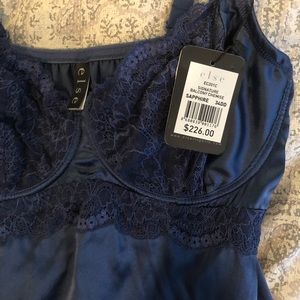 NWT ELSE  Silk Lingerie - Sapphire Chemise